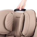 Gold Revolve 360 Slim 2-in-1 Rotating Convertible Car Seat - Travertine