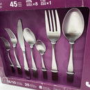 Eternity 45 Piece 18/10 Stainless Steel Flatware Set