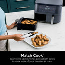 6-Quart 2-Basket Air Fryer - Gray