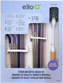 Reusable Straw And Bottle Brush Set (17 Piece)