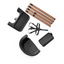 Clikk High Chair - Black/Warm Brown
