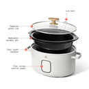 6 Qt Programmable Slow Cooker, White Icing by Drew Barrymore