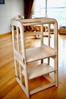 2in1 Montessori Toddler Tower & Desk
