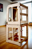 2in1 Montessori Toddler Tower & Desk