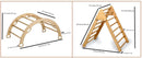 Montessori Climbing Set (3 Pieces)| Pikler Triangle, Climbing Arch & Ramp