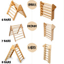 3 Size Montessori Triangle Climber Set | Indoor Playground for Kids