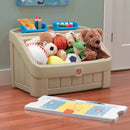 2-in-1 Toy Box & Art Lid - Tan