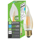 Greenlite C10 E26 (Medium) LED Flame Bulb Warm White 40 Watt Equivalence 1 pk