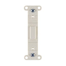 Leviton Light Almond 1 gang Thermoset Plastic Blank Wall Plate 1 pk