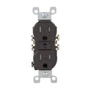 Leviton 15 amps 125 V Duplex Brown Outlet 5-15R 1 pk