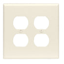 Leviton Light Almond 2 gang Thermoset Plastic Duplex Wall Plate 1 pk