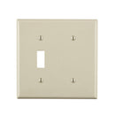 Leviton Light Almond 2 gang Thermoplastic Nylon Blank Wall Plate 1 pk