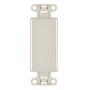 Leviton Light Almond 1 gang Nylon Blank Wall Plate 1 pk