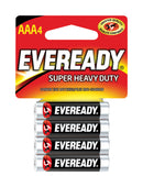 Eveready Super Heavy Duty AAA Zinc Carbon Batteries 4 pk Carded, Pack of 24