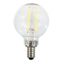 Sylvania Natural G16.5 E12 (Candelabra) LED Bulb Soft White 40 Watt Equivalence 2 pk