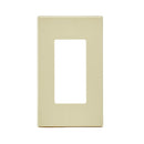 Leviton Decora Plus Ivory 1 gang Polycarbonate Decorator Screwless Wall Plate 1 pk