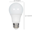Satco A19 E26 (Medium) LED Bulb Soft White 60 Watt Equivalence 10 pk