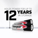 Energizer Max AA Alkaline Batteries 12 pk Carded
