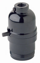 Leviton Plastic Medium Base Push Thru Socket 1 pk, Pack of 10