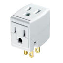 Leviton Grounded 3 outlets Cube Tap 1 pk