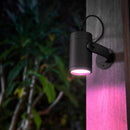 Philips Hue Matte Black Low Voltage 8 W LED Smart-Enabled Spotlight 1 pk