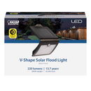 Feit LED Motion-Sensing Solar Powered LED Black Security Floodlight
