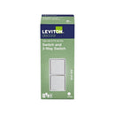 Leviton Decora 15 amps Single Pole 3-Way/Combination Duplex Combination Switch White 1 pk