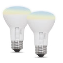 Feit R20 E26 (Medium) LED Bulb Adjustable White 45 Watt Equivalence 2 pk