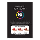 Feit Enhance A19 E26 (Medium) Filament LED Bulb Daylight 40 Watt Equivalence 4 pk