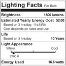 Philips A19 E26 (Medium) LED Bulb Soft White 100 Watt Equivalence 2 pk
