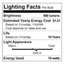 Philips PAR 38 E26 (Medium) LED Floodlight Bulb Daylight 90 Watt Equivalence 2 pk