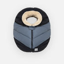 Car Seat Cocoon - Black/ash Blue - 0-12m