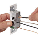 Leviton Lever Edge 15 amps 125 V White Tamper Resistant Outlet 5-15R 1 pk