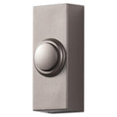 Heath Zenith Satin Nickel Silver Plastic Wireless Pushbutton Doorbell