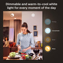 Philips HUE BR30 E26 (Medium) Smart-Enabled LED Bulb White 85 Watt Equivalence 1 pk