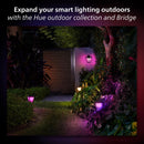 Philips HUE Motion-Sensing Battery Powered LED Black Smart-Enabled Security Light