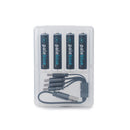 Pale Blue Earth AAA Lithium Batteries 4 pk Carded