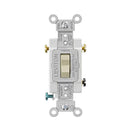 Leviton 20 amps 3-Way Toggle AC Quiet Switch Ivory 1 pk