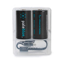 Pale Blue Earth D Lithium Batteries 2 pk Clamshell