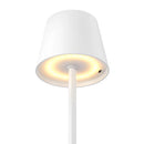 Globe Electric 15 in. Matte White Table Lamp