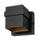 Globe Electric 1-Light Matte Black Petite Structure Wall Sconce