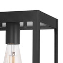 Globe Electric Switch Incandescent/LED Matte Black Dimmable Outdoor Light Fixture Hardwired