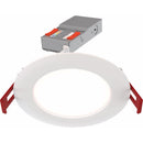 Juno Acuity Brands Lighting Matte White 3.17 in. W Aluminum LED Canless Recessed Downlight 14.5 W