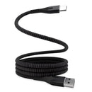 Statik Magstack USB-A to USB-C Cable 3.3 ft. Black, Pack of 6