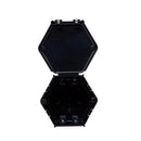 Rack-A-Tiers Open Splice Old Work 25.8 cu in Octagon Plastic 4 gang Junction Box Black
