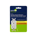 Leviton 20 amps 125 V Tamper Resistant White AFCI/GFCI Dual Function Outlet 5-20R 1 pk