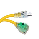 Monster Just Power It Up Outdoor 100 ft. L Yellow Extension Cord 12/3 SJTW