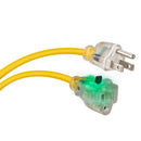 Monster Just Power It Up Outdoor 50 ft. L Yellow Extension Cord 14/3 SJTW