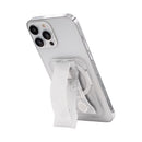 LoveHandle Clear Crystal Clear Glitter Phone Grip with Kickstand For All Mobile Devices