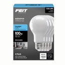 Feit A19 E26 (Medium) LED Bulb Daylight 100 Watt Equivalence 4 pk